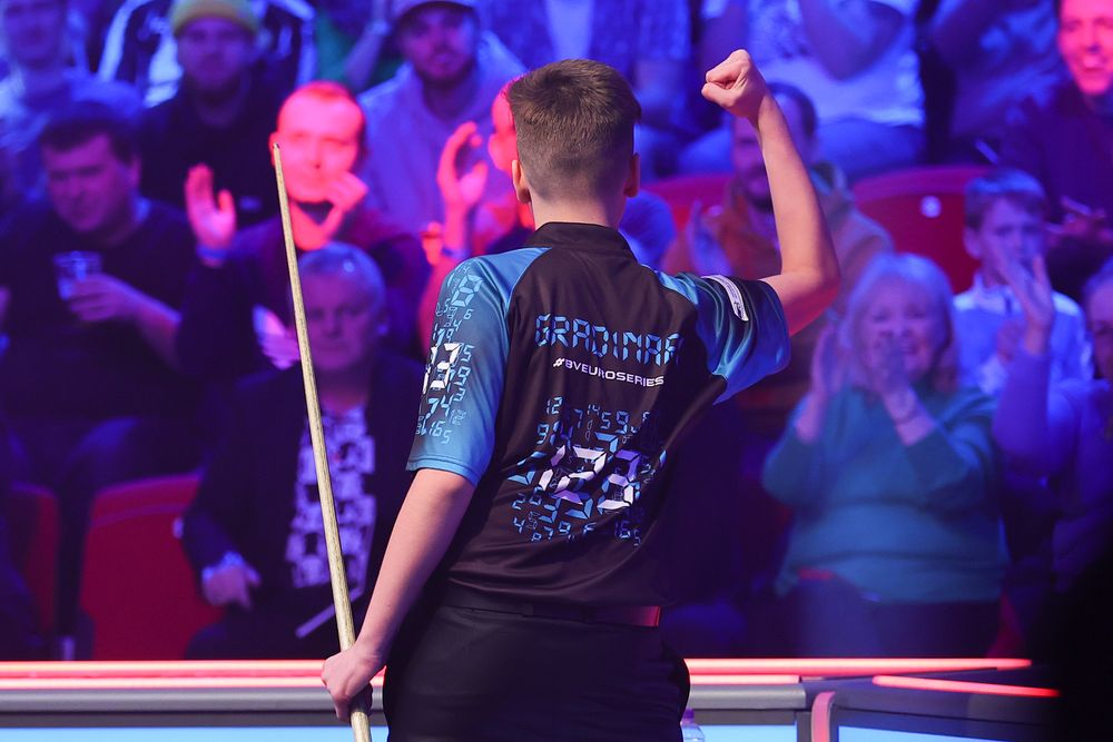 Gradinari Wonderkid Gradinari Wins Again - World Snooker Tour